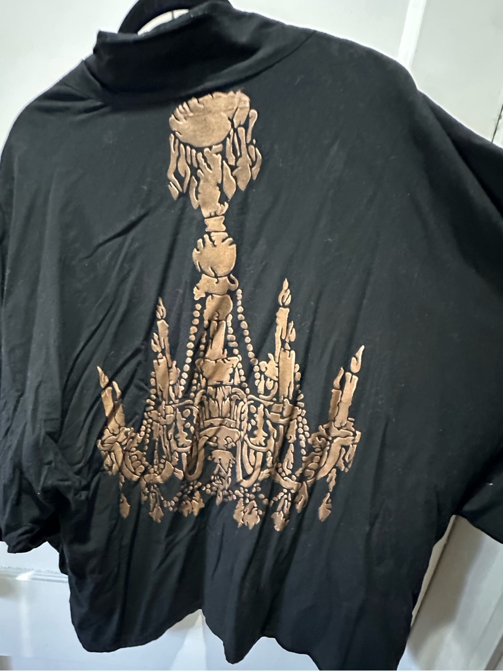 Black Silk Kimono Jacket